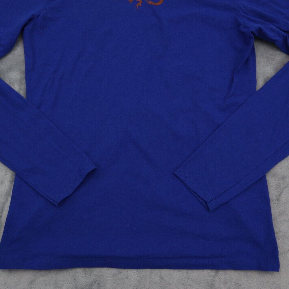 Russell Athletic Shirt Womens M Blue Long Sleeve Round Neck Knit Casual T Shirt - Picture 15 of 16